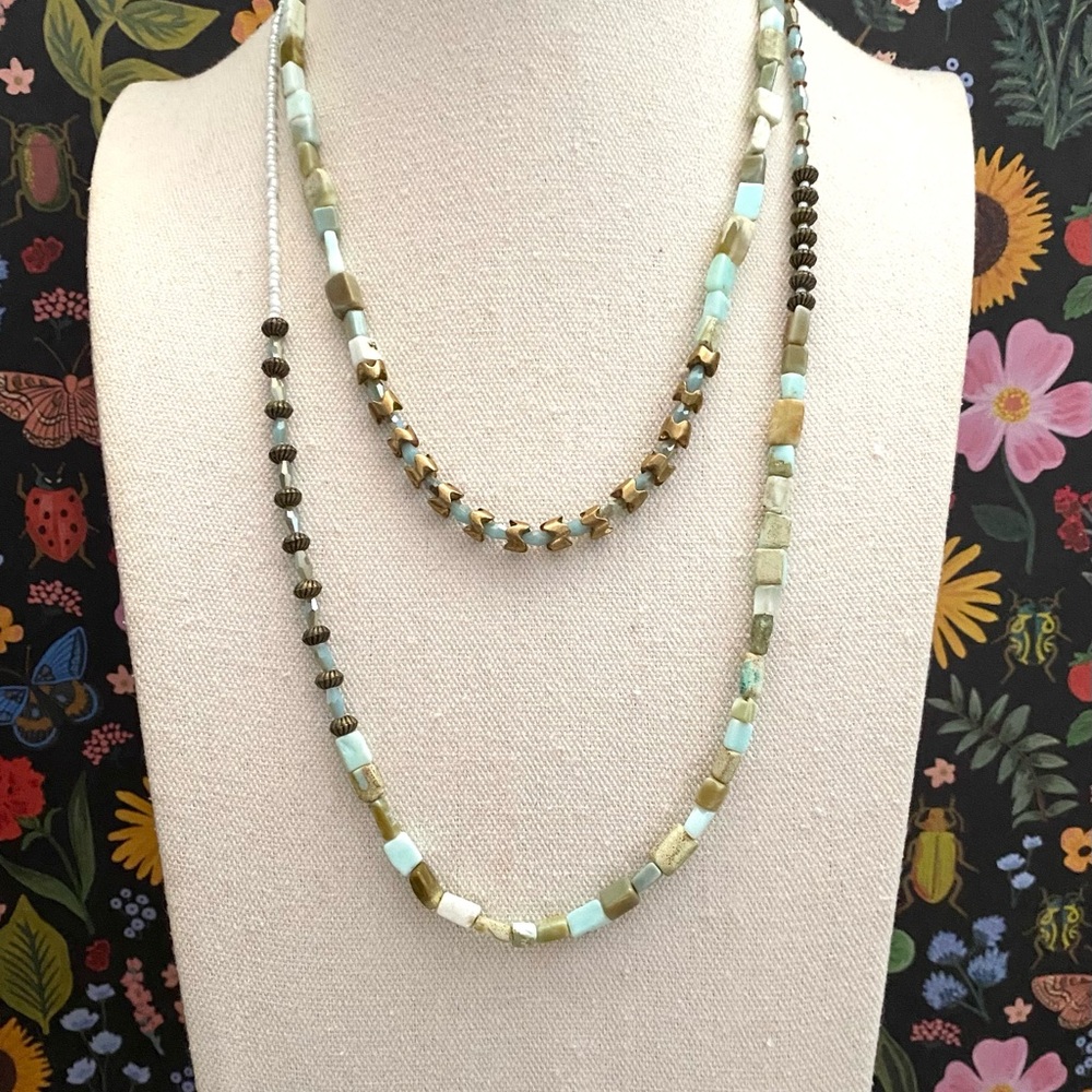 Sundance Peruvian Opal & Bronze Necklace